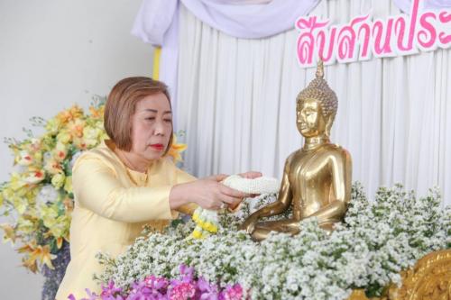 พิธีทำบุญในวันสงกรานต์ และร่วมเฉลิมฉลอง ในโอกาสที่ UNESCO ประกาศรับรองสงกรานต์ในประเทศไทย เป็นมรดกภูมิปัญญาทางวัฒนธรรมที่จับต้องไม่ได้ของ​มนุษยชาติ​